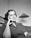 A portrait of Ulla Isaksson from 1952